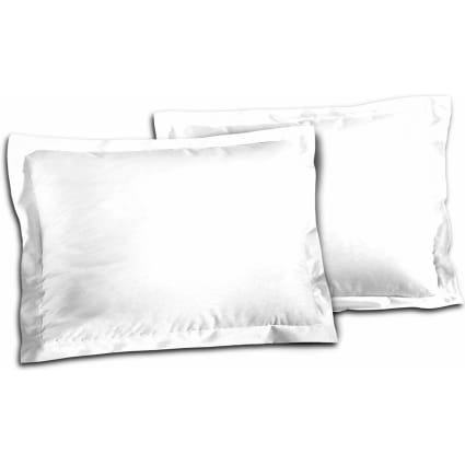 Taie D'oreiller 50x70 Cm Percale De Coton MOOREA PACIFIC Bleu Vert