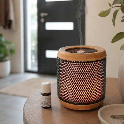 Phytosun Aromen Ultraschall-Diffusor Zen Color – Mit LED-Lichtern, Für ätherische Öle, 3 Modi