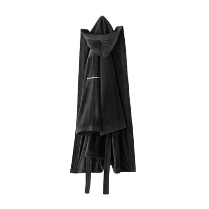 Accappatoio Unisex Di Cotone 380gr m2 Nero L XL Casual P Maisons Du Monde accappatoio-unisex-di-cotone-380gr-m2-nero-l-xl-casual-p-maisons-du-monde