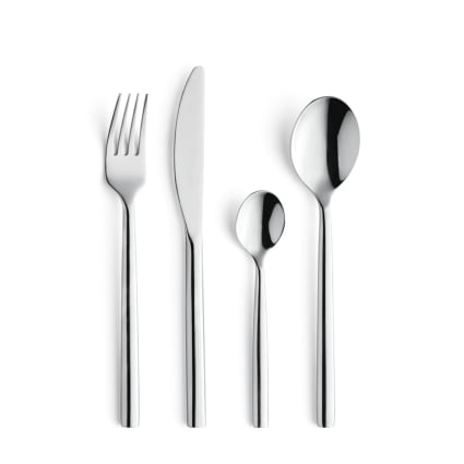 Bestdin Set di posate con coltello da bistecca, set di posate da 36 pezzi per 6 persone, set di