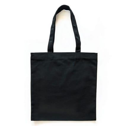 Borsa shopping in cotone nero 37,5 x 42 cm COTON Maisons du Monde