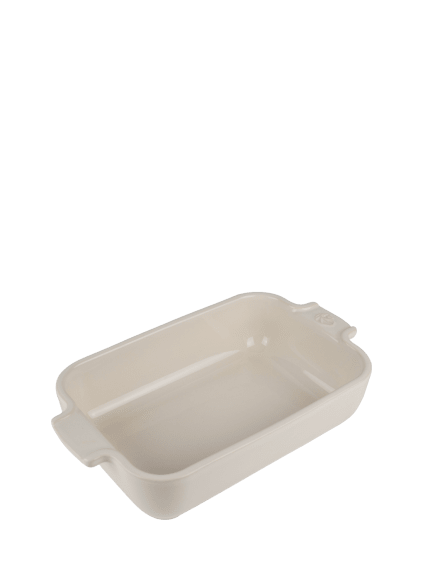 Plat à four rond en grès blanc – Luisa Paixao