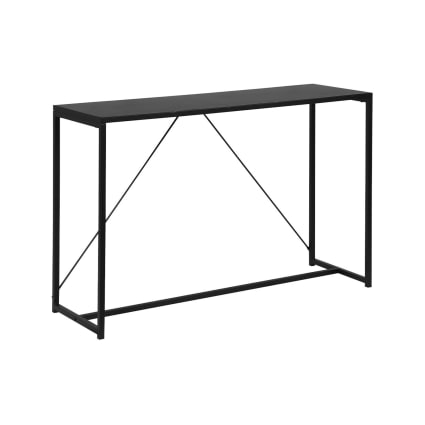 Arroyo Consolle Rettangolare 114 Cm: Telaio In Bronzo Annerito E Piano In MDF Effetto Rovere Grigio - 5