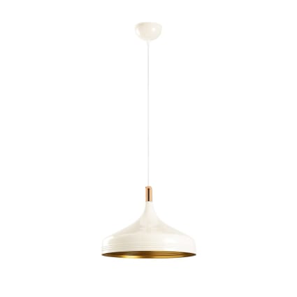 Lampadario A Sospensione Light-Home Minnie, Metallo Bianco E Rosa, E27 1 Luce, Design Moderno Per Camerette