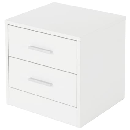 Set 2 Comodini Sospesi 40x30x15 cm Design Moderno Bianco – acquista su Giordano Shop