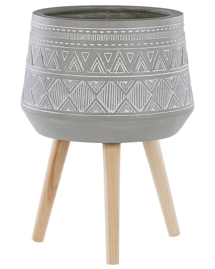 außenbereich blumenkasten JARDI 50 Anthrazit – Balkonkasten 50x17x17 cm 8 kg Naturschiefer Schwa –  CLIMAQUA