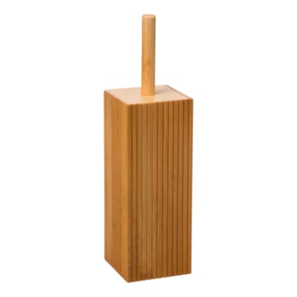 Set WC porta scopino bambù marrone 130002520