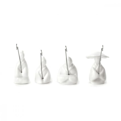 Lot De 6 Pinces à Sachets De Thé En Silicone Résistant à La Chaleur En Forme