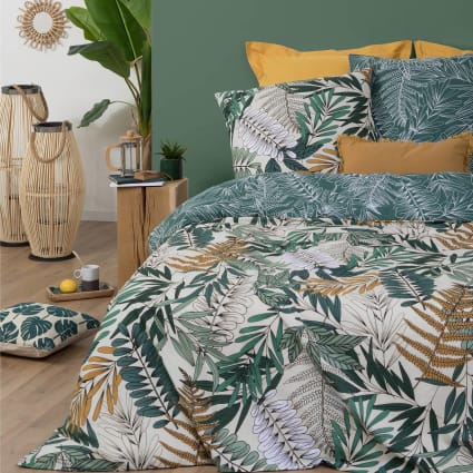 Housse de Couette 140x200 Curcuma Parure Housse de Couette 110g/㎡ Microfibre Douce 2 Taies d'oreiller 65x65 Adaptée Aux Enfants Garçons Filles Fermeture éclair Housse Couette Ado