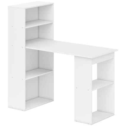Libreria Da Scrivania In Metallo Multilivello – Scaffale Portaoggetti Per Computer, Casa E Ufficio, Facile Da Montare (Nero/Bianco)