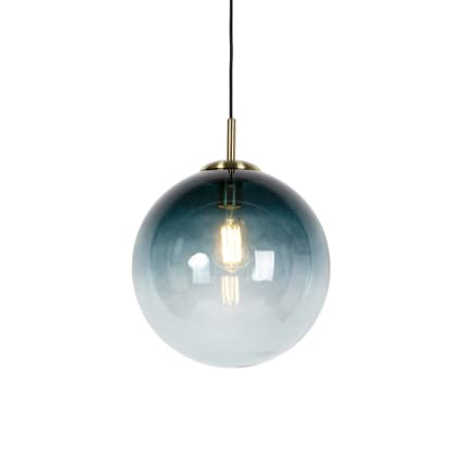 AAF Nommel Lampion 06 Blau/grün – Pendelleuchte Mit Lochmuster Aus Papier, Dekolampe