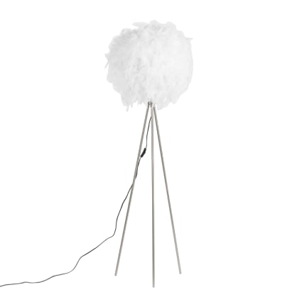 Lampada con Piume Rosa, lampade da Terra Moderne con Piume di Struzzo per Soggiorno, Lampada da Terra dimmerabile Alta 160 cm Lampada da Terra per Camera da Letto, Comodino, Divano, Decorazione ad