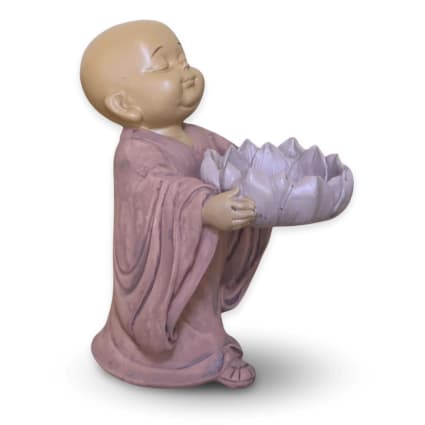 Ciieeo Bougeoir En Résine Fleur De Lotus Main De Bouddha - Décoration Maison Avec Bougie Électronique Ciieeo Bougeoir En Résine Fleur De Lotus Main De Bouddha - Décoration Maison Avec Bougie Électronique