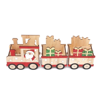 Décoration De Noël Personnalisée : Train Du Père Noël, Rudolph And Me Inc.