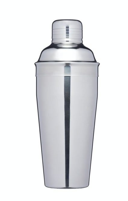 Shaker/ensemble de cocktail Art Déco en métal argenté martelé, vers 1930 - En vente sur France