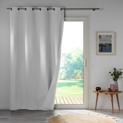 Rideau Occultant 100% Polyester – 147 X 194 Cm, Bloque Lumière, Isolation Thermique Et Phonique