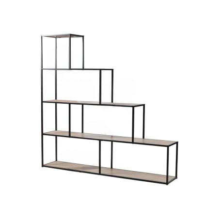Bestier Libreria Moderna Mid-Century, Scaffale con 7 Cubi e Gambe, Organizzatore di Stoccaggio