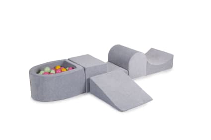Parcours motricité bébé en mousse EPE avec piscine à balles. module