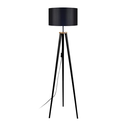 Lampada Da Terra YUENSLIGHTING Nero - Altezza Regolabile, Design Moderno Per Interni