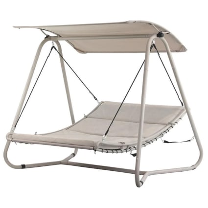 Dondolo da giardino a letto imbottito talpa Swingbed Maisons du