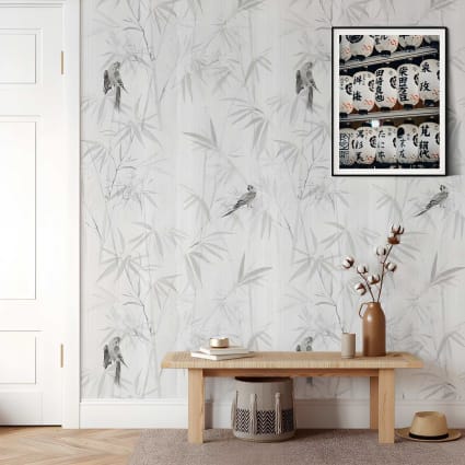 Tapete Bambus aus echtem Papier, 200x280cm, 8 Bgen Natura | Maisons du  Monde