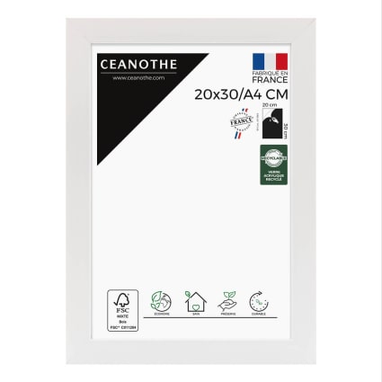 Cadre Photo En Bois Rectangulaire 36x30 Cm - Moulures Jolies, Pour Photo A4, Occasion