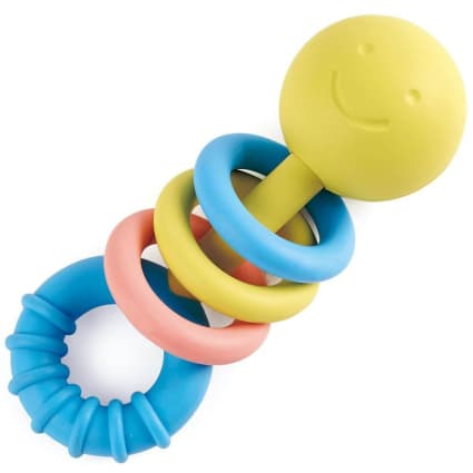 Juguete De Dentición Y Sonajero – Anillo Sensorial De Silicona Para Bebés De 0 A 12 Meses, Montessori