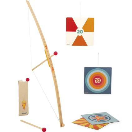 20 Flèches En Bois Pour Tir à L'arc Ou Jeu De Lancer - 40 Cm, Pointes En Caoutchouc - Sécurité Débutants