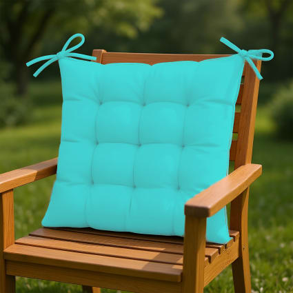 Set Di 4 Cuscini Per Seduta 40 X 40 X 5 Cm Per Uso Interno Ed Esterno Imbottitura In Cotone Spesso Cuscino Trapuntato Cuscino Da Pavimento 88890017 - Foto 2