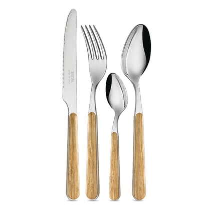 Set Di 24 Forchette Per Fonduta In Acciaio Inossidabile - 12 Manici In Legno E 12 In Acciaio Resistenti Al Calore Per Fonduta Di Formaggio E Cioccolato