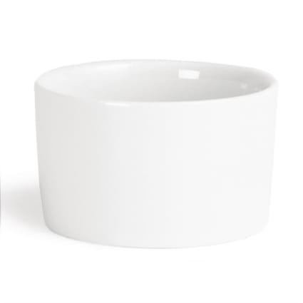 Lot De Ramequins Anciens En Porcelaine Blanche – Fabrication Française – Occasion Bon état