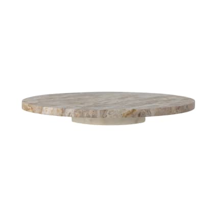 Plato giratorio de mármol beige D36 | Maisons du Monde