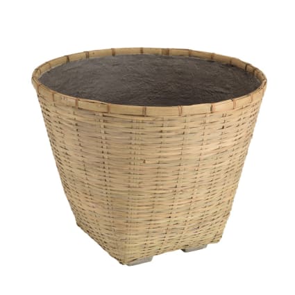 Runder Blumentopf D60 aus natrlichem Bambus Hans | Maisons du Monde