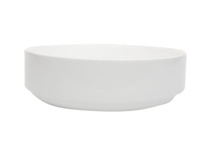 4er-Set Salatschüsseln aus Porzellan, weiß, D23XH7,5 cm STACKABLE