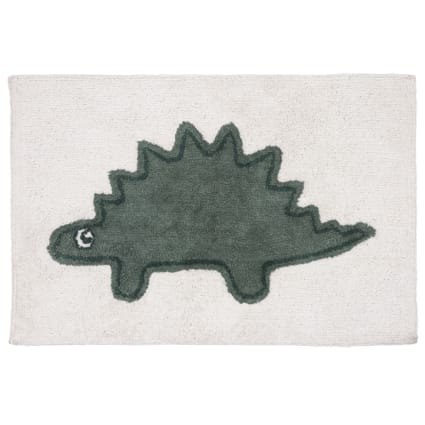 Tapis Enfant Doux Dinosaures Rigolos - Rond Multicolore, Sûr Pour Jouer Par Terre, Facile à Nettoyer - 10
