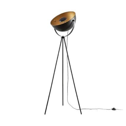 Tripod - Lampadaire trépied en métal noir - Maisons du Monde