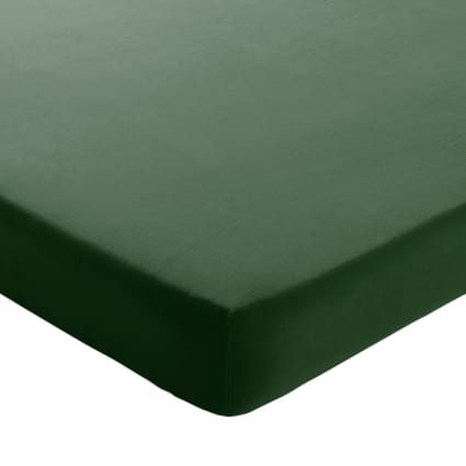 Drap housse percale coton, bonnet 35cm, Scenario - Terre de sienne - 90 Drap housse percale coton, bonnet 35cm, Scenario - Terre de sienne - 90