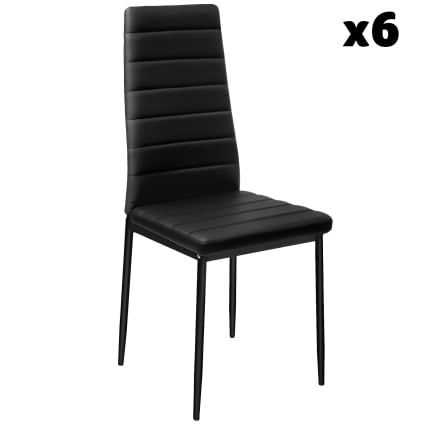 Ensemble de 6 chaises de salle à manger