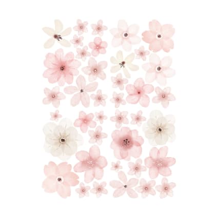 Adesivi Vasca Antiscivolo HOMMDECO Adesivi Antiscivolo Per Vasca Da Bagno 6 Pezzi, Adesivi Per Vasca Da Bagno A Fiori Rosa Antiscivolo, Adesivi Adesivi Per Vasca Da Bagno Con Raschietto Per Scale Da