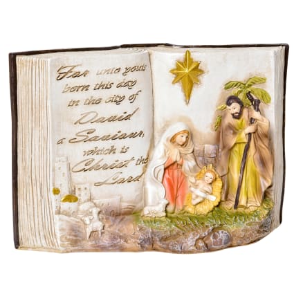 Set Presepe per decorazione natalizia interna, Presepe in metallo nero