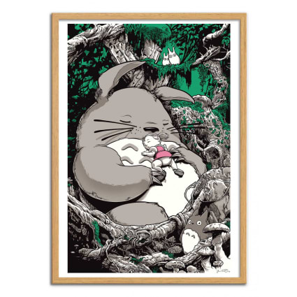 Affiche 50x70 cm - Totoro - Joshua Budich | Maisons du Monde