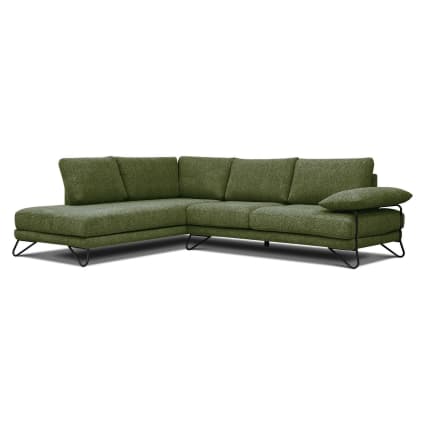 Ecksofa 5-Sitzer, grün Lori | Maisons du Monde