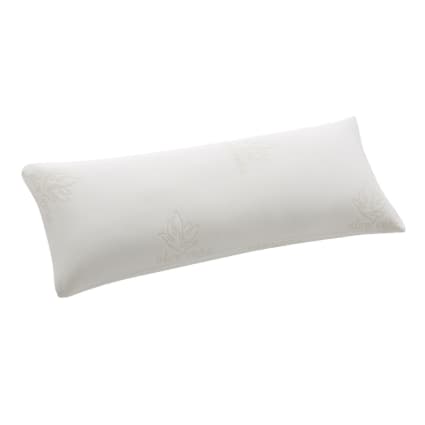 Almohada viscoelástica copos funda aloe vera blanco 75cm Aloe vera