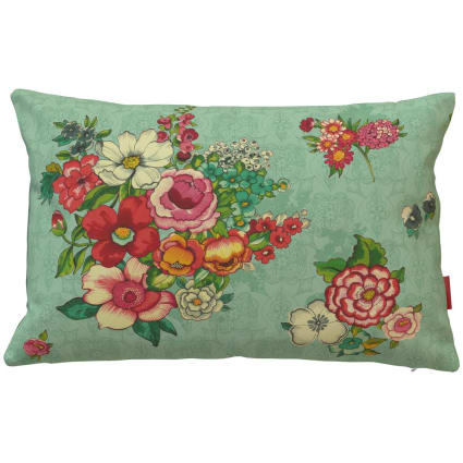 Housse Coussin Extérieur 40x60 Cm Imperméable – Lin Abstrait, Déco Salon Jardin, Taie Rectangulaire Antitache U-1162