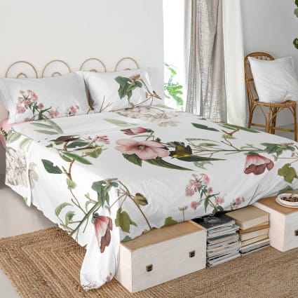 Drap 100% Coton Multicolore 210x270 cm Blooming | Maisons du Monde