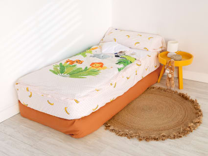 Saco nórdico 100% algodón multicolor 105x200 cm (cama 105) sin