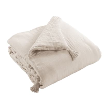 Edredon romarin en gaze de coton 150x150cm - Gaia | Fabrique de Styles
