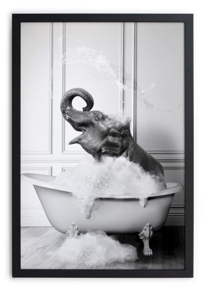 CoolChange Cuadro Enrollable Feng Shui De Tela | Kakemono 130 X 33 Cm | Incluye Ganchos | Diseño: Animales De Fuerza