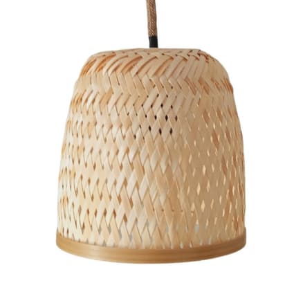 Lampenschirm fr Hngelampe aus Bambus mit zylindrischer Form 18cm Lito |  Maisons du Monde