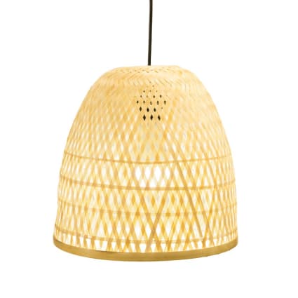 Lampenschirm fr Hngelampe aus natrlichem Bambus, 18 cm Kumo | Maisons  du Monde